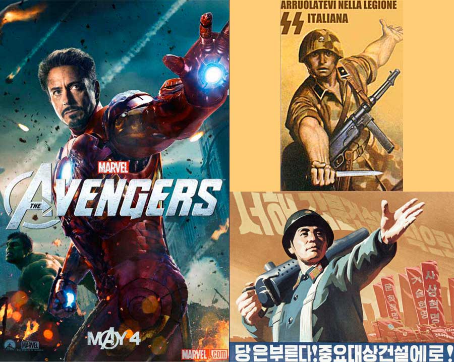Iron Man poster propaganda