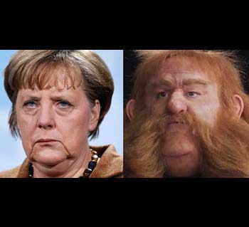 Angela Merkel est Bombur