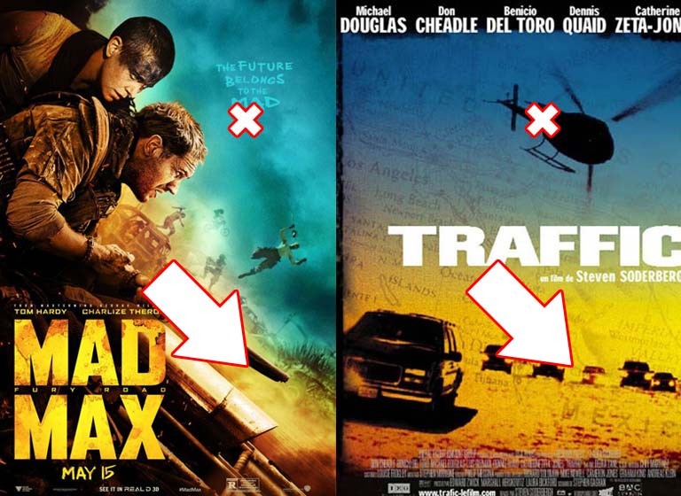 Affiche Mad Max et Trafic